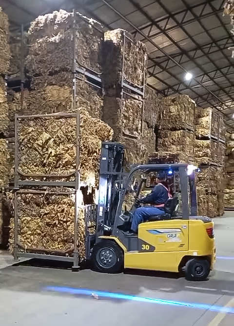 三亿体育鲲鹏电动叉车：烟草运输的安全高效新选择