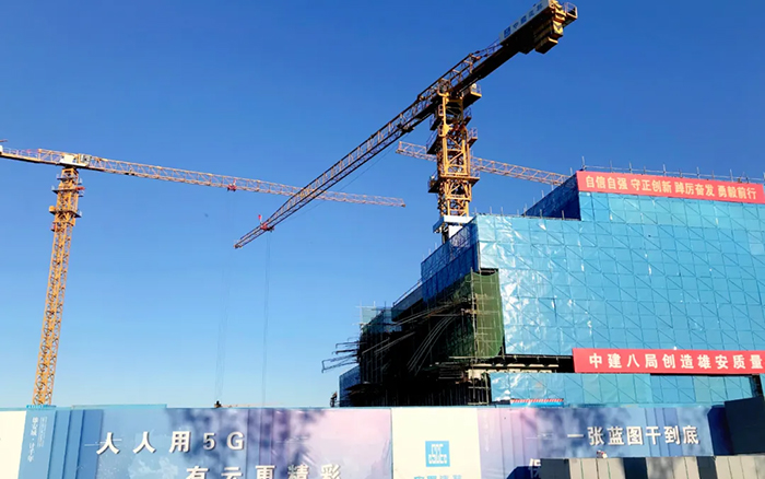 智能领航 | 三亿体育塔机助建雄安智慧城市产业园
